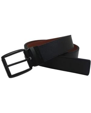 Boconi Reversible Leather Belt - Black
