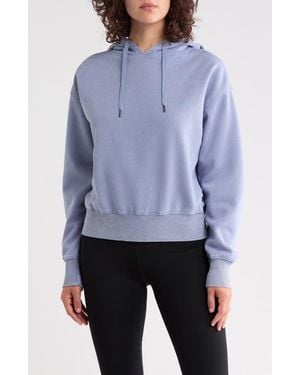 Marika Marin Oversize Fleece Hoodie - Blue
