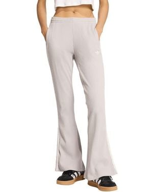 adidas Waffle Knit Flare Pants - Gray