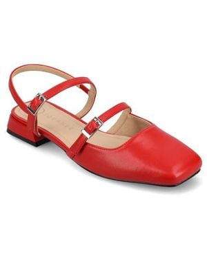 Journee Collection Gretchenn Slingback Mary Jane Pump - Red