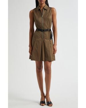 L'Agence Sima Mini Shirtdress - Natural
