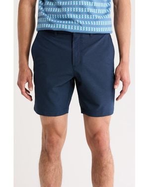 Original Penguin Technical Flat Front 7.5-Inch Shorts - Blue
