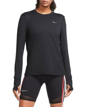Nike Element Dri-Fit Running T-Shirt - Black