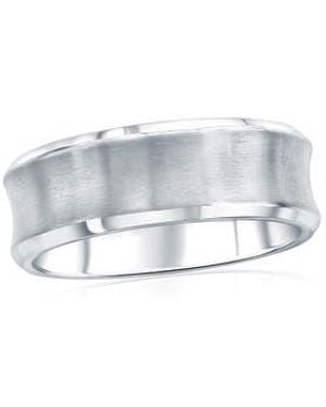 Metallo Dual Finish Ring - Metallic