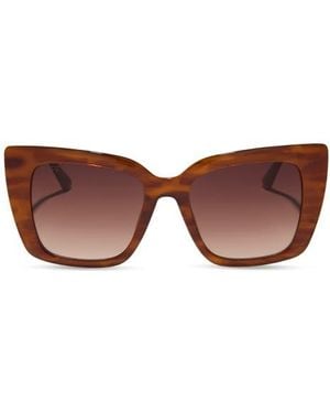 DIFF 54Mm Cat Eye Sunglasses - Natural