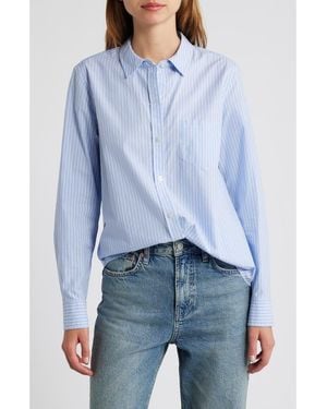 Rails Stina Stripe Shirt - Blue