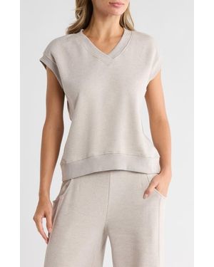 90 Degrees Fleece Vest - Natural