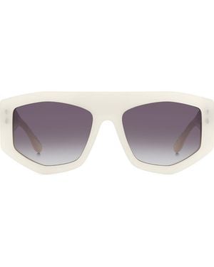 Isabel Marant 56Mm Rectangular Sunglasses - Purple