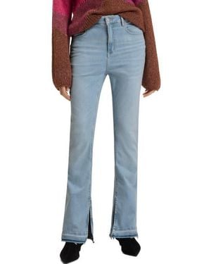 BOSS Rosa Split Bootcut Jeans - Blue