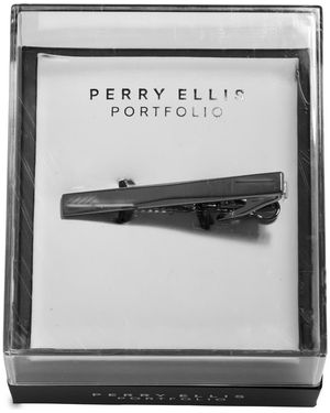 Perry Ellis Hump Tie Bar - Black