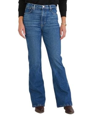eTica Anya Modern Flare Leg Jeans - Blue