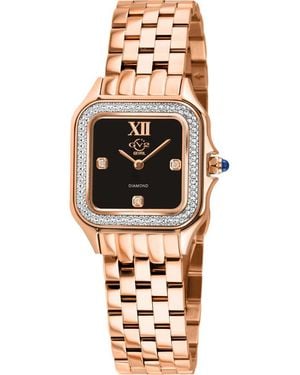 Gevril Milan Diamond Dial Bracelet Watch, 27.5Mm - Black