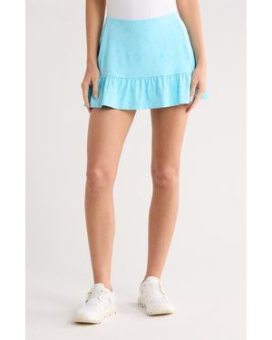 Original Penguin Floral Jacquard Activewear Skort - Blue