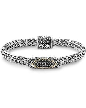 Samuel B. Pavé Rope Bracelet - Black