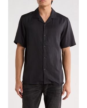 Rag & Bone Alan Camp Shirt - Black