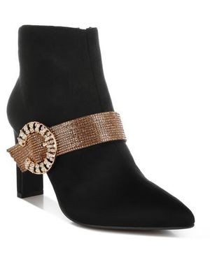 Rag & Co Asagao Water Repellent Bootie - Black