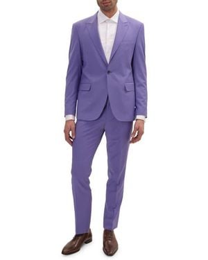 Ron Tomson Super 120S Merino Wool Tuxedo - Blue