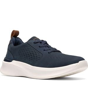 Clarks Solevana Round Toe Sneakers - Blue