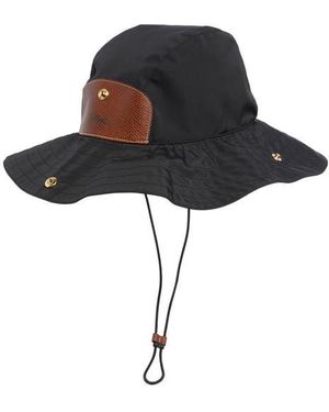 Longchamp Nylon Bucket Hat - Black
