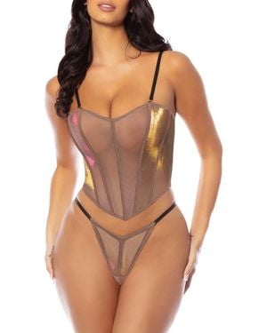 Oh La La Cheri Nova Bustier - Brown