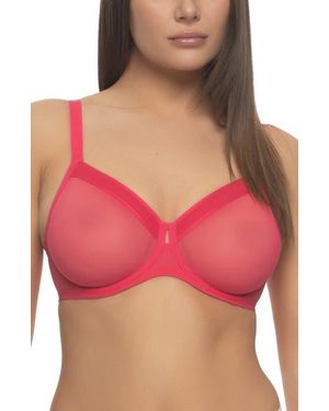 Felina Ethereal Unlined Underwire Bra - Red
