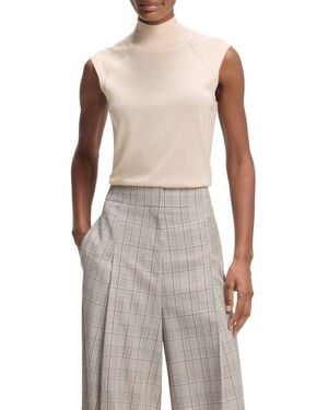 BOSS Fipini Mock Neck Wool Sweater Vest - Multicolor