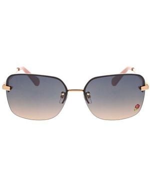 BCBGeneration 61Mm Rimless Rectangle Sunglasses - Metallic