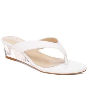 LONDON RAG Zabila Wedge Heel Sandal - White