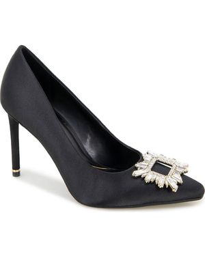 Kenneth Cole Quinnly Jewel Pointed Toe Pump - Blue
