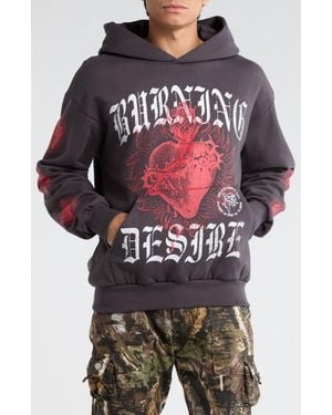 MNML Burning Desire Hoodie - Black