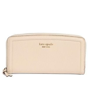 Kate Spade Slim Continental Wallet - Natural
