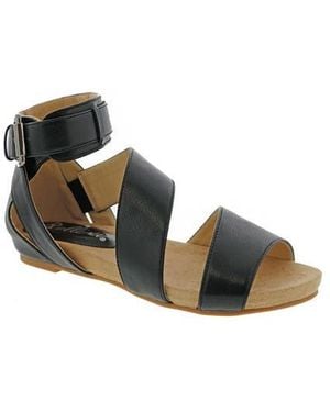 Bellini Nambi Ankle Strap Flat Sandal - Black
