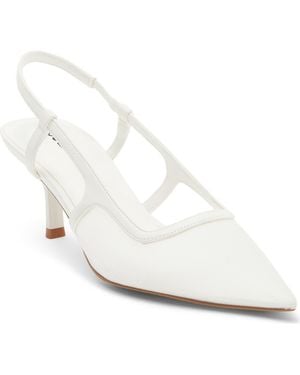 Abound Kippa Pointed Toe Slingback Pump - White