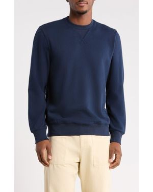 14th & Union Terry Crew Sweatshirt - Blue