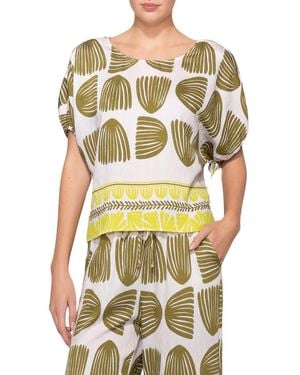 MELLODAY Dolman Sleeve Top - Multicolor
