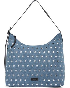 Rag & Bone Williamsburg Hobo Shoulder Bag - Blue