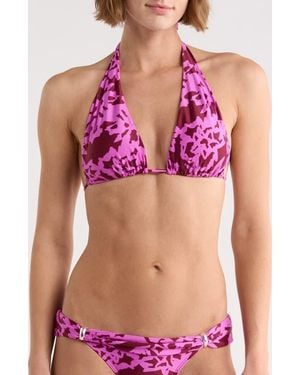 ViX Ponche Triangle Bikini Top - Pink