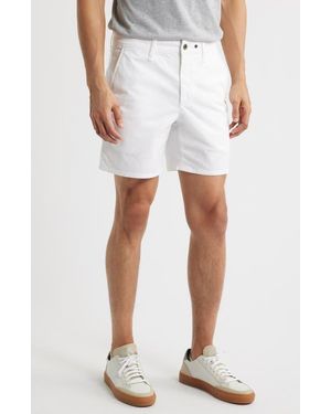 Rag & Bone Standard Chino Shorts - White