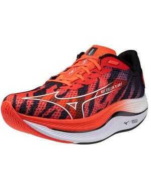 Mizuno Wave Rebellion Flash 2 Speed Running Shoe - Red
