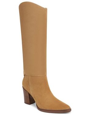 Sarto Jasmine Block Heel Boot - Brown