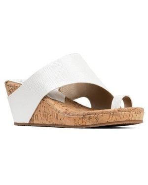 Donald J Pliner Gyer Wedge Sandal - Brown