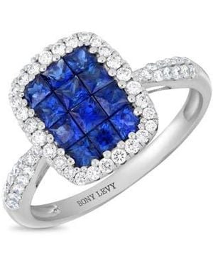 Bony Levy El Mar Diamond & Sapphire Ring - Blue