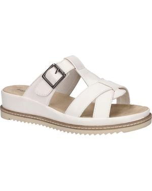 Easy Street Joby Slide Sandal - White