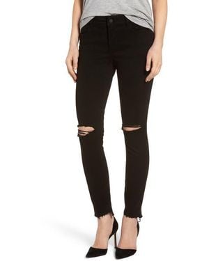 DL1961 Margaux Instasculpt Ankle Skinny Jeans - Black