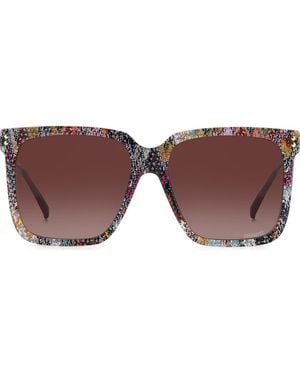 Missoni 60Mm Gradient Square Sunglasses - Purple