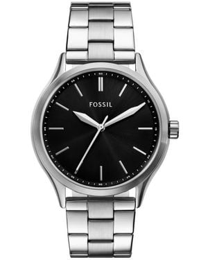 Fossil Fenmore Three Hand Quartz Bracelet Watch, 44Mm - Black