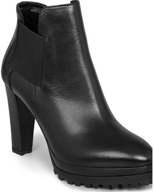 AllSaints Sarris Lugged Platform Bootie - Black