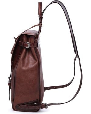 Old Trend Lawnwood Leather Backpack - Brown