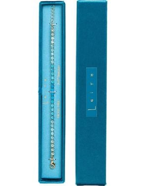 Leith Gradient Cz Tennis Bracelet - Blue