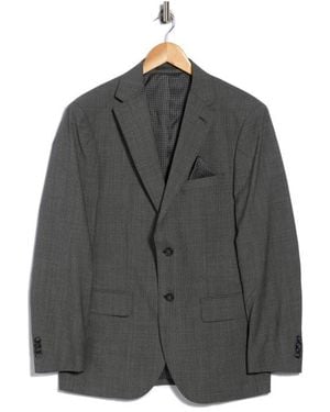 Duchamp Slim Fit Stretch Knit Sport Coat - Gray